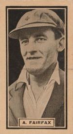 1930 D.C.Thompson The World's Best Cricketers (Adventure) #5 Alan Fairfax Front