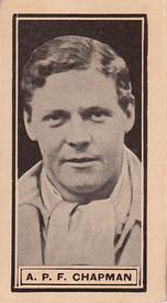 1930 D.C.Thompson The World's Best Cricketers (Rover) #10 Percy Chapman Front