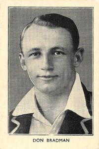 1932 Amalgamated Press Australian & English Cricket Stars #3 Don Bradman Front