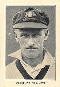 1932 Amalgamated Press Australian & English Cricket Stars #6 Clarence Grimmett Front