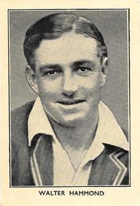 1932 Amalgamated Press Australian & English Cricket Stars #9 Walter Hammond Front