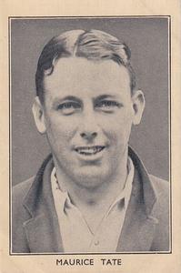 1932 Amalgamated Press Australian & English Cricket Stars #21 Maurice Tate Front