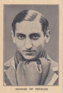 1932 Amalgamated Press Australian & English Cricket Stars #23 Nawab Of Pataudi Front