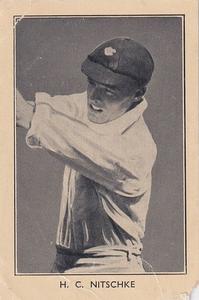 1932 Amalgamated Press Australian & English Cricket Stars #26 Jack Nitschke Front