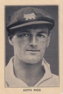 1932 Amalgamated Press Australian & English Cricket Stars #30 Keith Rigg Front