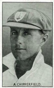1934 Amalgamated Press Test Match Favourites (Singles) #NNO Arthur Chipperfield Front