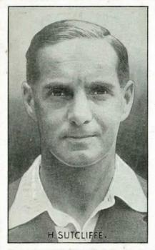 1934 Amalgamated Press Test Match Favourites (Singles) #NNO Herbert Sutcliffe Front