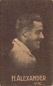 1930-31 Australian Licorice Australian Cricketers #NNO Harry Alexander Front