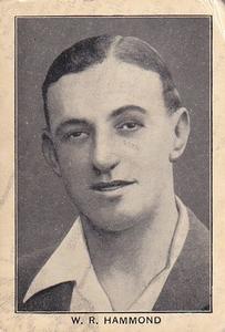 1928 Amalgamated Press England's Test Match Cricketers #5 Wally Hammond Front