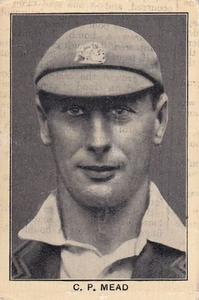 1928 Amalgamated Press England's Test Match Cricketers #11 Phil Mead Front
