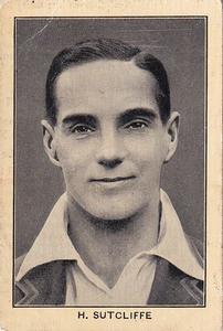 1928 Amalgamated Press England's Test Match Cricketers #13 Herbert Sutcliffe Front
