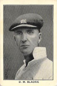 1928-29 Amalgamated Press Famous Australian Cricketers #2 Don Blackie Front
