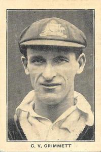 1928-29 Amalgamated Press Famous Australian Cricketers #4 Clarrie Grimmett Front