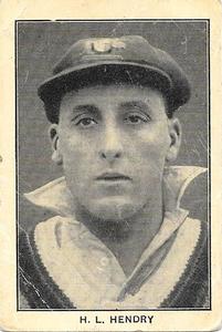 1928-29 Amalgamated Press Famous Australian Cricketers #5 Hunter Hendry Front