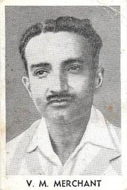 1947 Amalgamated Press Radio Fun Cricketers #2 Vijay Merchant Front