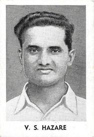 1947 Amalgamated Press Radio Fun Cricketers #12 Vijay Hazare Front