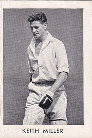 1947 Amalgamated Press Radio Fun Cricketers #14 Keith Miller Front
