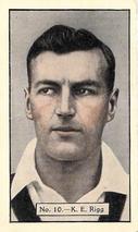 1934-35 Allen's Cricketers #10 Keith Rigg Front