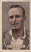 1934-35 Allen's Cricketers #13 Bill O'Reilly Front
