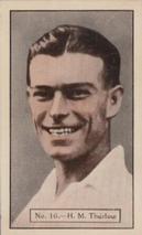 1934-35 Allen's Cricketers #16 Hugh Thurlow Front