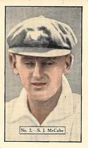 1936-37 Allen's Cricketers #2 Stan McCabe Front