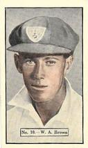 1936-37 Allen's Cricketers #10 Bill Brown Front