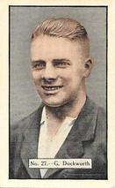 1936-37 Allen's Cricketers #27 George Duckworth Front