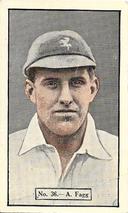 1936-37 Allen's Cricketers #36 Arthur Fagg Front