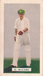 1936-37 Hoadley's Test Cricketers #9 Stan McCabe Front