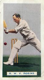 1936-37 Hoadley's Test Cricketers #12 Walter Robins Front
