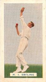 1936-37 Hoadley's Test Cricketers #36 Hans Ebeling Front