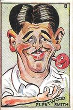 1938 Sweetacres Cricketers Caricatures #8 Chuck Fleetwood-Smith Front