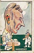 1938 Sweetacres Cricketers Caricatures #20 Joseph Hardstaff Front