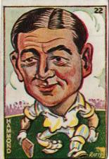 1938 Sweetacres Cricketers Caricatures #22 Walter Hammond Front