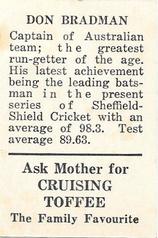 1937 Griffiths Bros. Cricketers 