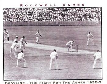 2005 Rockwell Bodyline The Fight for the Ashes 1932-3 #1 The right man for the job Front