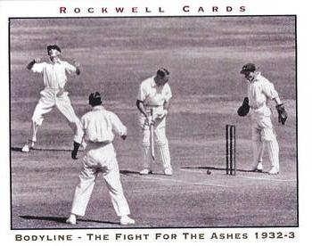 2005 Rockwell Bodyline The Fight for the Ashes 1932-3 #4 First Test Match, Sydney Front