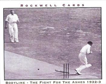 2005 Rockwell Bodyline The Fight for the Ashes 1932-3 #6 Third Test Match, Adelaide Front