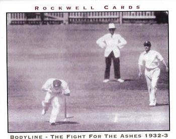 2005 Rockwell Bodyline The Fight for the Ashes 1932-3 #7 An exchange of telegrams Front