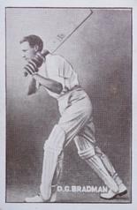 1934-35 Griffiths Bros. Pilot Cocoa Cricketers #NNO Don Bradman Front