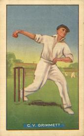 1938 Hoadley's Test Cricketers #18 Clarrie Grimmett Front