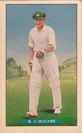 1938 Hoadley's Test Cricketers #34 Stan McCabe Front