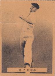 1951 Potter & Moore Australian Famous Cricketers #17 Doug Ring Front