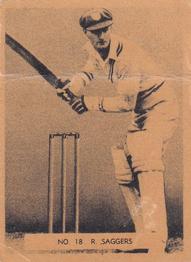 1951 Potter & Moore Australian Famous Cricketers #18 Ronald Saggers Front