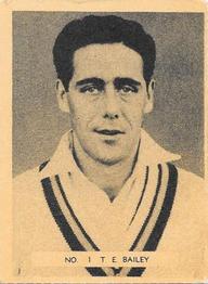 1951 Potter & Moore English Famous Cricketers #1 Trevor Bailey Front