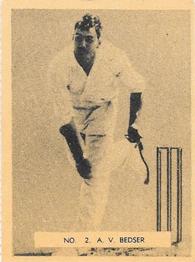 1951 Potter & Moore English Famous Cricketers #2 Alec Bedser Front