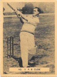 1951 Potter & Moore English Famous Cricketers #5 Brian Close Front