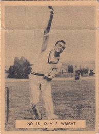 1951 Potter & Moore English Famous Cricketers #18 Douglas Wright Front