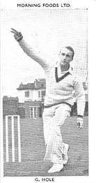 1953 Morning Foods Test Cricketers #2 Graeme Hole Front
