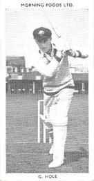 1953 Morning Foods Test Cricketers #4 Graeme Hole Front